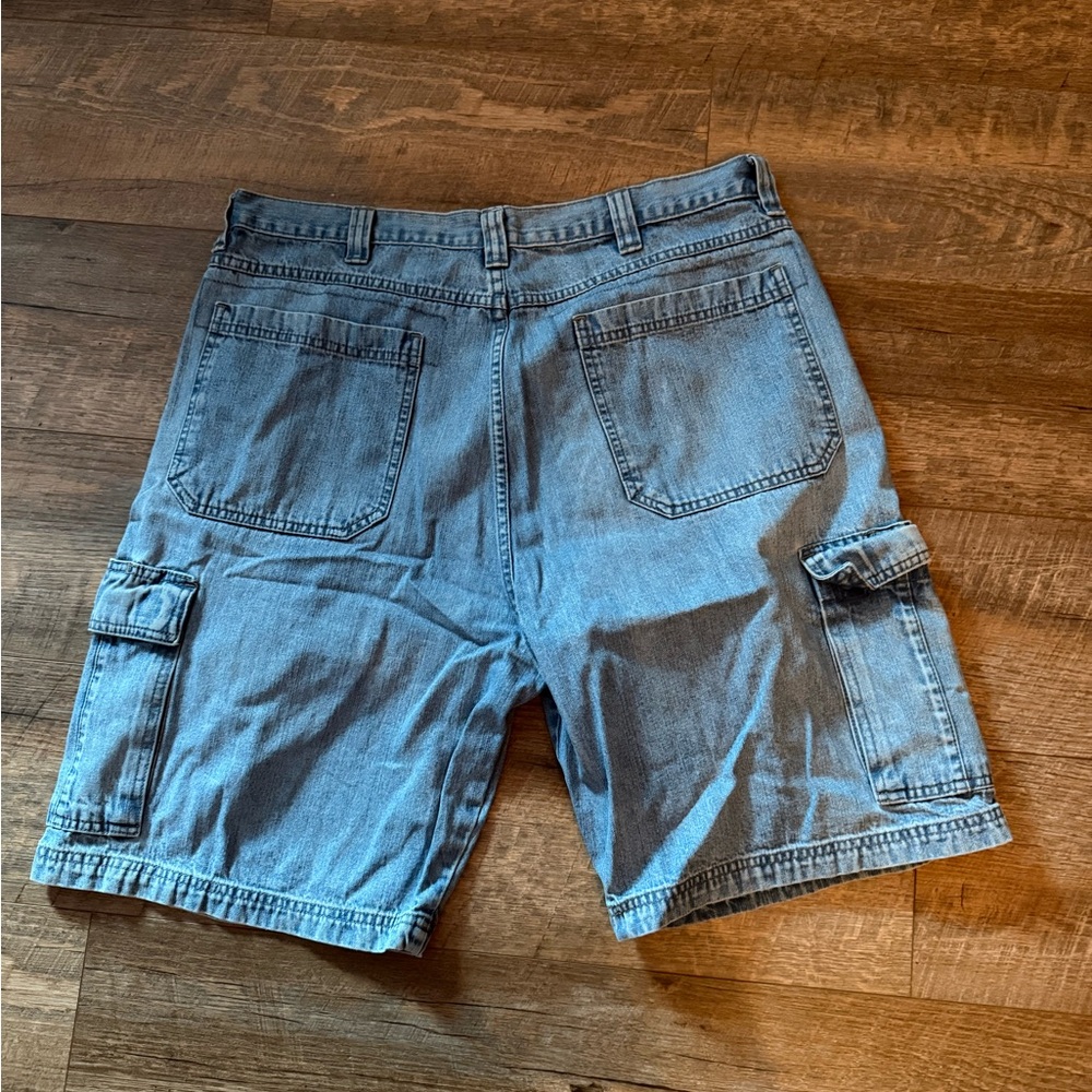 Vintage Wrangler Light Blue Cargo Shorts